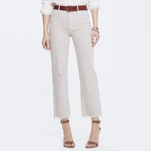 MOTHER The Maverick Fray Blush Distressed Jeans